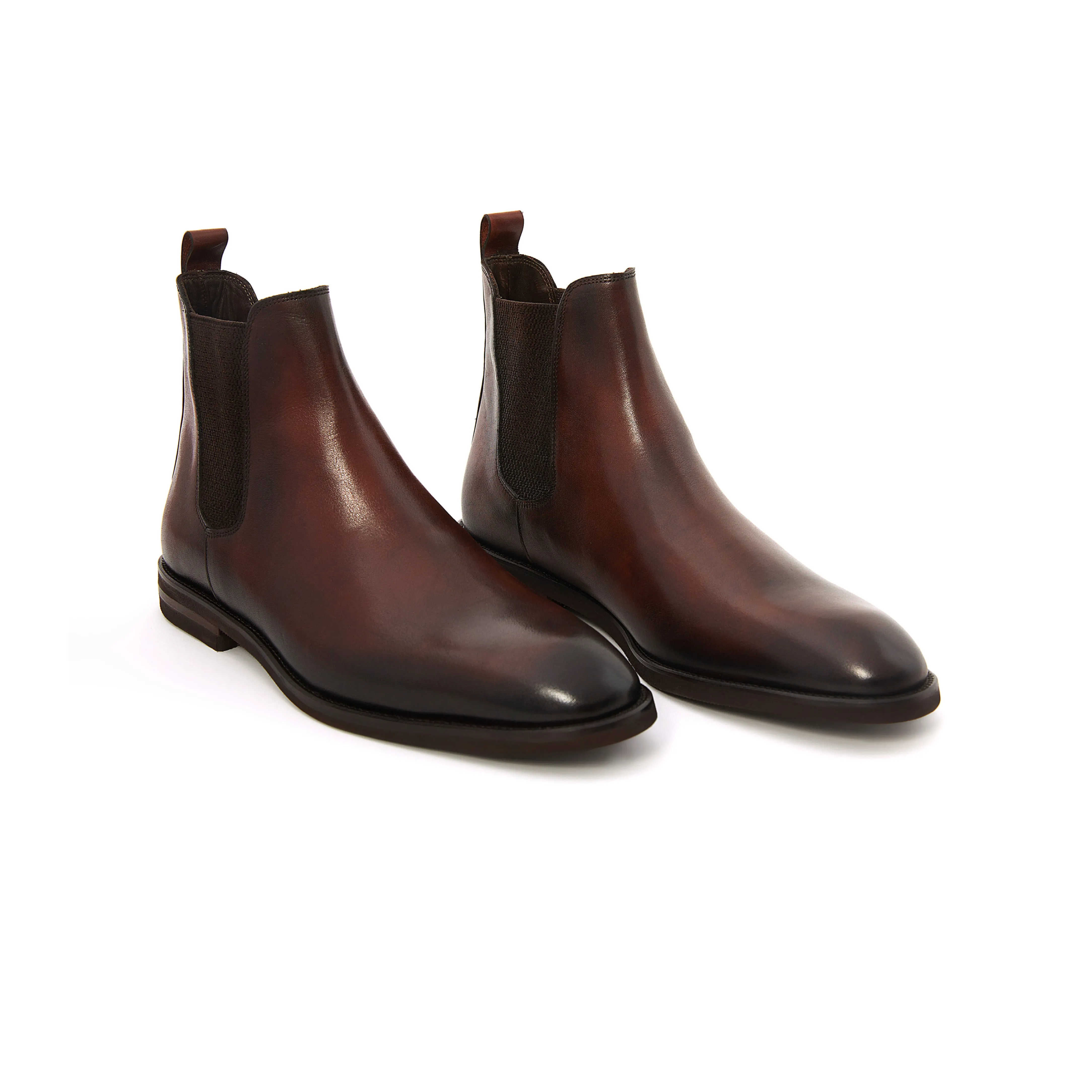 Men's Calf Leather Handmade Chelsea Boots M10003