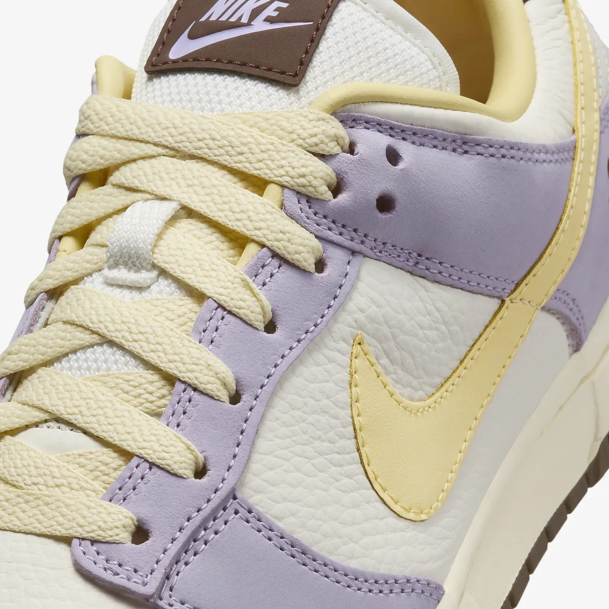 Nike | WMN'S DUNK LOW PREMIUM  { LILAC BLOOM/SOFT YELLOW-SAIL